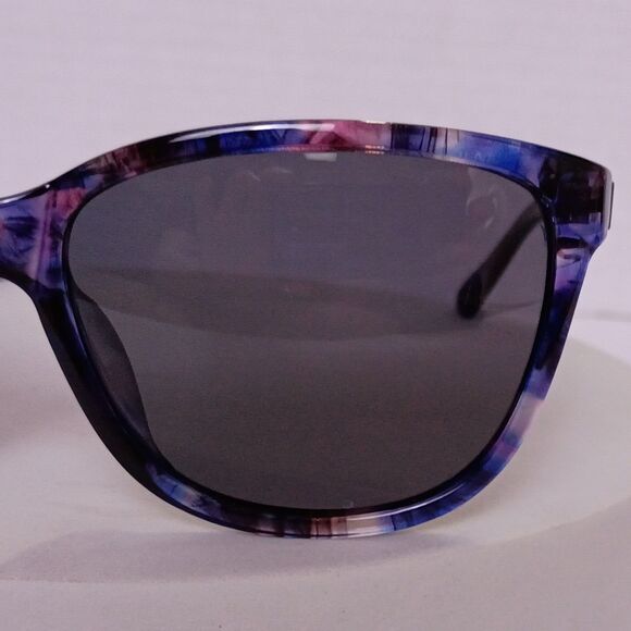 Foster Grant Purple Blue Tortoise / Gray Lens NS0821 Polarized Sunglasses - Picture 14 of 16